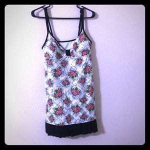 Betsey Johnson Rose Parade Swimsuit cover up